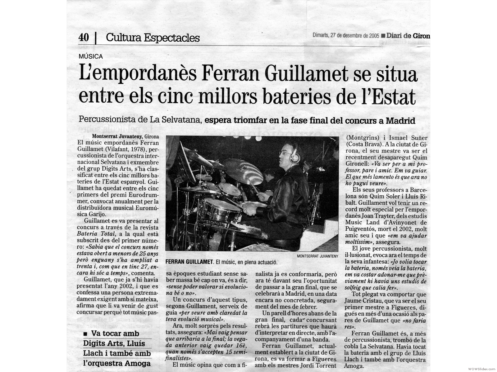 2005-12-27-Diari de Girona-Ferran Guillamet